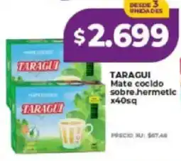 Supermayorista Vital Taragui mate cocido sobre hermetic oferta