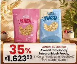 Coto Avena tradicional/integral mash foods oferta