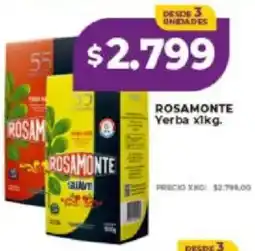 Supermayorista Vital Rosamonte yerba oferta