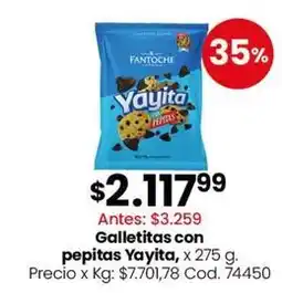Coto Fantoche - galletitas con pepitas yayita oferta
