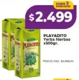 Supermayorista Vital Playadito yerba hierbas oferta
