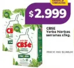 Supermayorista Vital Cbse yerba hierbas serranas oferta