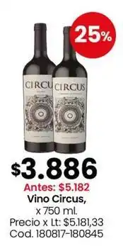 Coto Circus - vino , x 750 ml. cod. 180817-180845 oferta