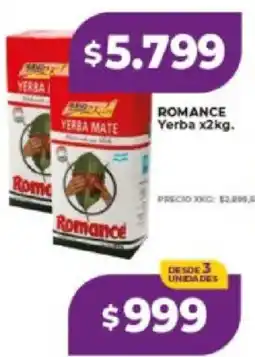 Supermayorista Vital Romance yerba mate oferta