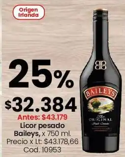 Coto Baileys - licor pesado oferta