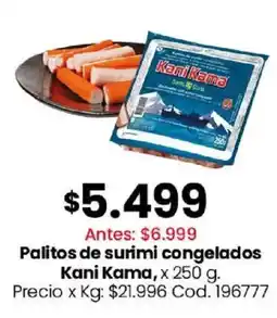 Coto Kani Kama palitos de surimi congelados oferta