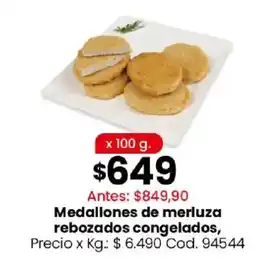 Coto Medallones de merluza rebozados congelados oferta