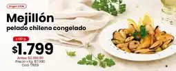 Coto Mejillón pelado chileno congelado oferta