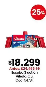 Coto Vileda - escoba 3 action cod. 547811 oferta
