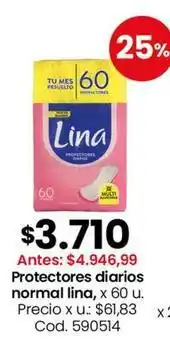 Coto Lina - protectores diarios normal oferta
