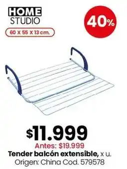 Coto Origen - tender balcón extensible, x u. cod. 579578 oferta