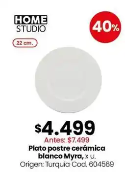 Coto Origen - plato postre cerámica myra oferta