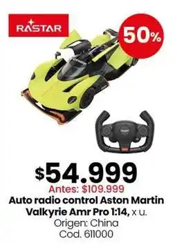 Coto Martin - auto radio control aston valkyrie amr pro 1:14, x.u. cod. 611000 oferta