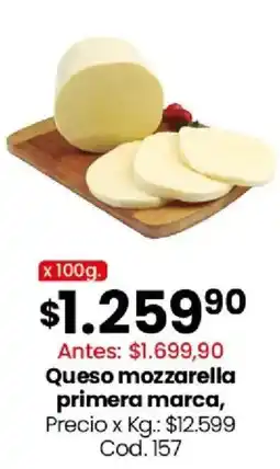 Coto Queso mozzarella primera marca oferta