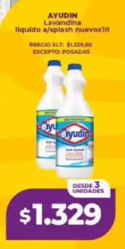 Supermayorista Vital Ayudin lavandina liquido a/splash nuevoxlit oferta