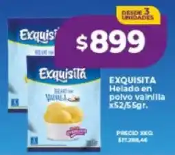 Supermayorista Vital Exquisita helado en polvo vainilla oferta
