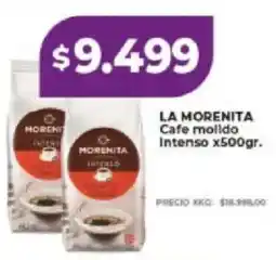 Supermayorista Vital La morenita cafe molido intenso oferta