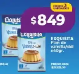 Supermayorista Vital Exquisita flan de vainilla oferta