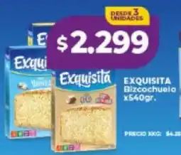 Supermayorista Vital Exquisita bizcochuelo oferta
