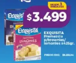Supermayorista Vital Exquisita premezcla p/brownies/lemonies oferta
