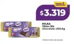 Supermayorista Vital Milka oblea bis chocolate oferta