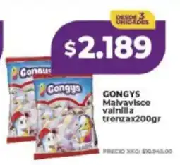 Supermayorista Vital Gongys malvavisco vainilla oferta