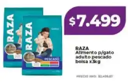 Supermayorista Vital Raza alimento p/gato adulto pescado oferta