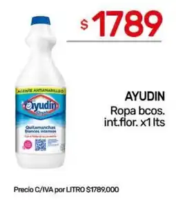 Nini Mayorista Ayudin ropa bcos. int.flor oferta