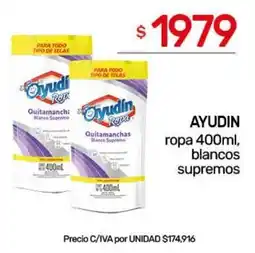 Nini Mayorista Ayudin quitamanchas blancos supremos oferta