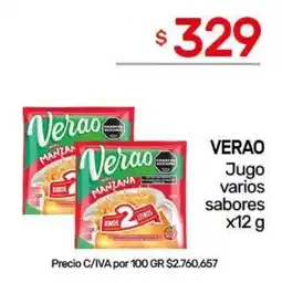 Nini Mayorista Verao jugo varios sabores oferta