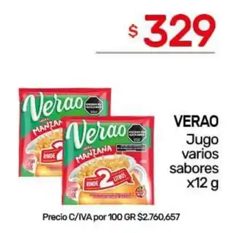 Nini Mayorista Verao jugo varios sabores oferta