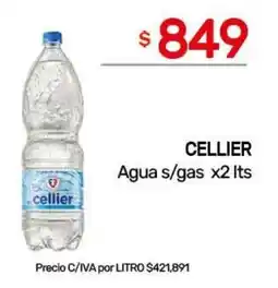 Nini Mayorista Cellier agua s/gas oferta