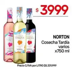 Nini Mayorista Norton cosecha tardia varios oferta