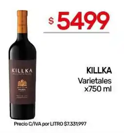 Nini Mayorista Killka varietales oferta