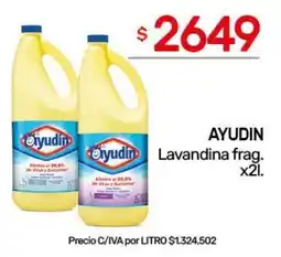 Nini Mayorista Ayudin lavandina frag. oferta
