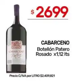 Nini Mayorista Cabarceno botellón patero rosado oferta