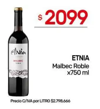 Nini Mayorista Etnia malbec roble oferta