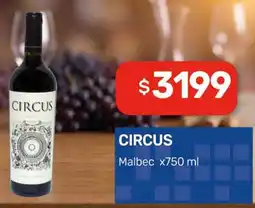 Nini Mayorista Circus Malbec oferta