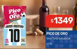 Nini Mayorista Pico de Oro vino tinto tetra brick oferta