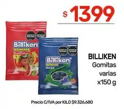 Nini Mayorista Billiken gomitas varias oferta