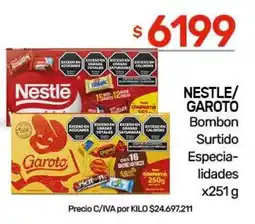 Nini Mayorista Nestle/ Garoto Bombon Surtido Especialidades oferta