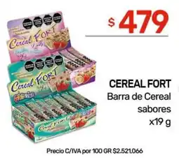 Nini Mayorista Cereal Fort barra de cereal sabores oferta