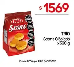 Nini Mayorista Trio scons clásicos oferta
