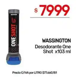 Nini Mayorista Wassington desodorante one shot oferta