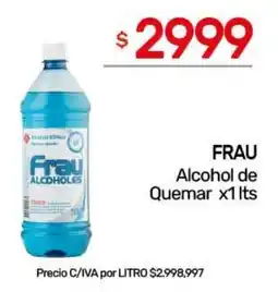 Nini Mayorista Frau alcohol de quemar oferta