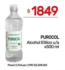 Nini Mayorista Purocol alcohol etilico u/a oferta