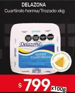 Nini Mayorista Delazona cuartirolo horma/trozado oferta