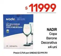 Nini Mayorista Nadir copa barone decorativa oferta