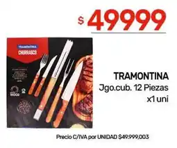 Nini Mayorista Tramontina jgo.cub. 12 piezas oferta