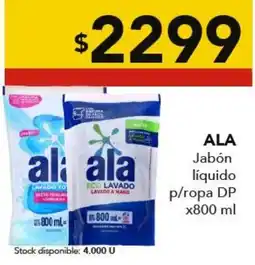 Nini Mayorista Ala jabón líquido p/ropa dp oferta